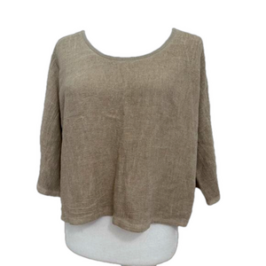 Colette Made in Italy Cotton/Linen Top NWT